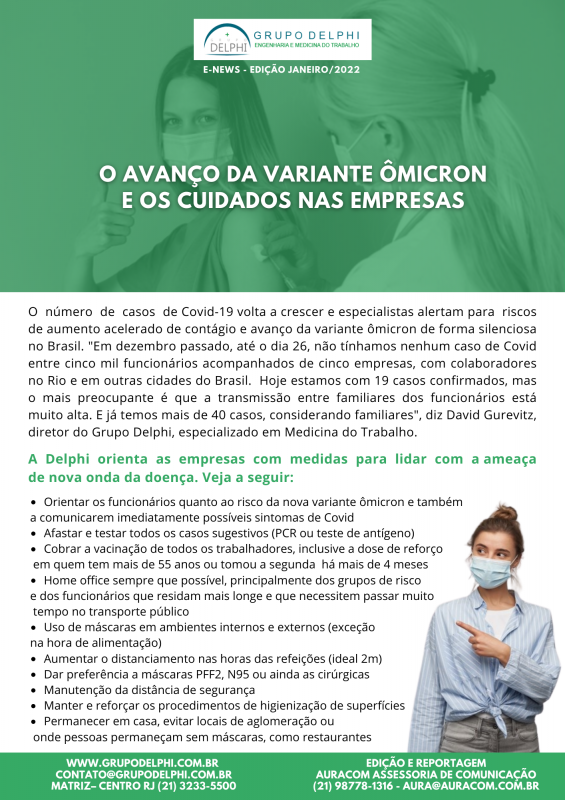 Newsletter do Grupo Delphi - jan2022