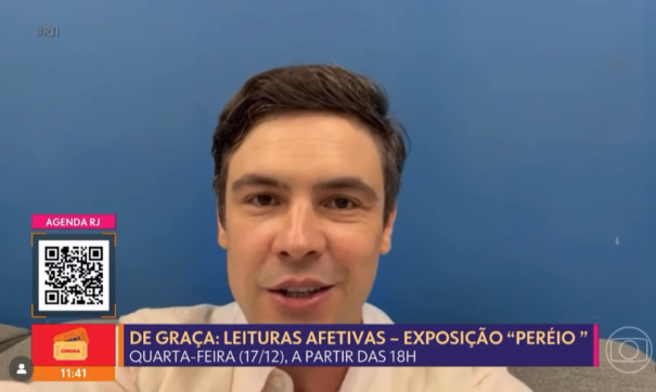 Sergio Guizé participará de leituras dramatizadas na exposição de Paulo Cesar Peréio (Crédito: Divulgação)